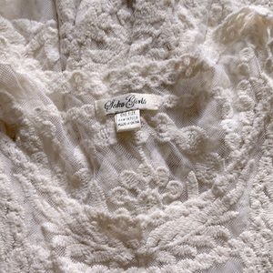 White lace blouse